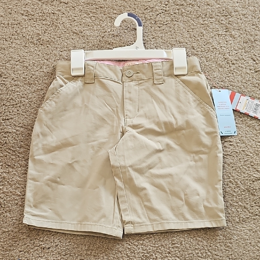 Cat & Jack Beige Chino Shorts Size 8